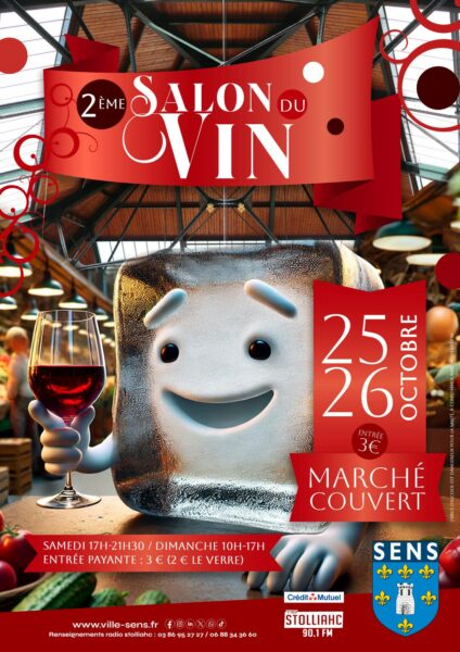 NOUVEAU ! Notre première participation au Salon des Vins à Sens (89)