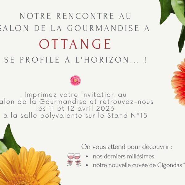 Salon de la Gastronomie à Ottange du 11 au 12 avril 2026